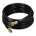 Manguera para gas, PVC negra, 3/8'x4 m, c/conexión, Foset MGAN-40