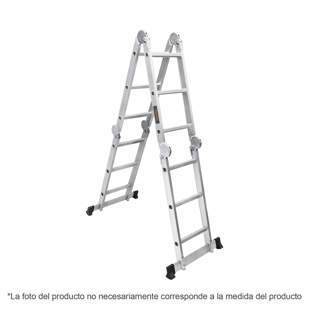 Escalera multiposición 16 peldaños, Tipo I, Truper ESMU-116