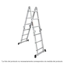 Escalera multiposición 16 peldaños, Tipo I, Truper ESMU-116