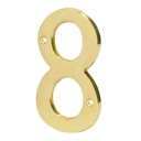 Número 8 de latón sólido 4', HERMEX NUCH-8
