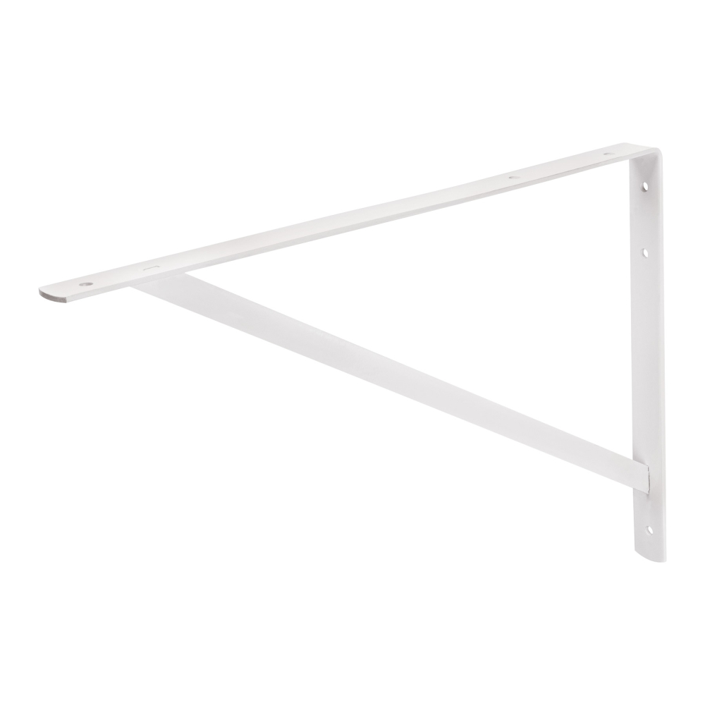 Ménsula de acero reforzada blanca 13 x 20', FIERO MER-20B