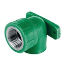 Codo oreja 90° PPR, 3/4', hembra con inserto metálico, Foset CV-582