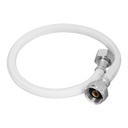 Manguera p/WC, vinilo blanco, 1/2' x 7/8', 50 cm FWC-50B