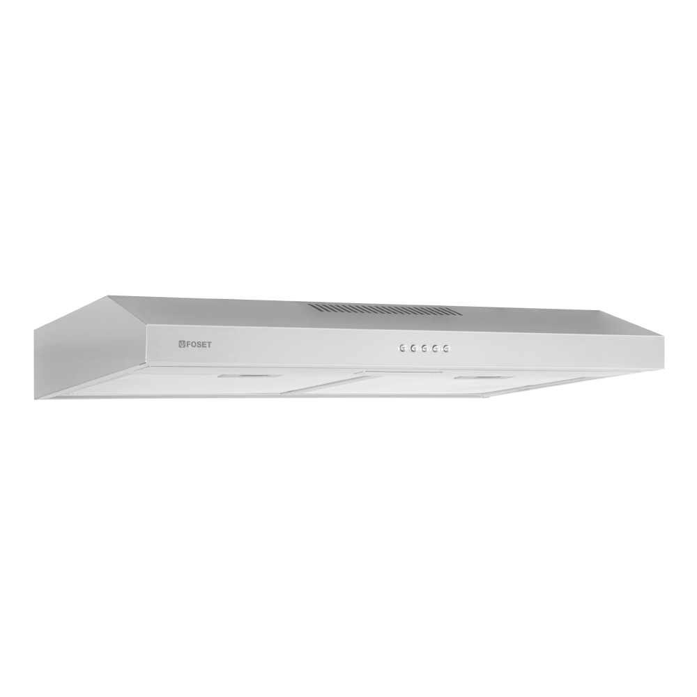 Campana extractora 75cm, empotrable, acero inoxidable, Foset CAME-75