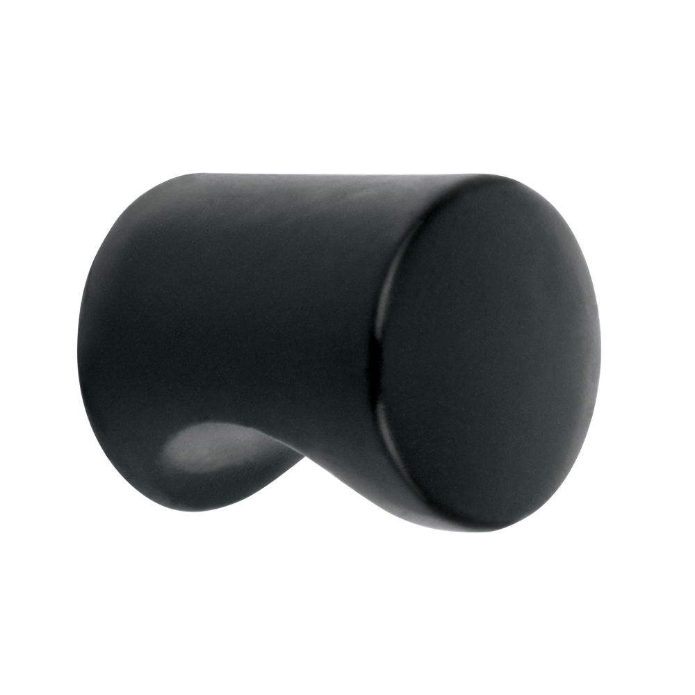 Perilla estilo 'Cilindro' acabado negro, HERMEX PER-036