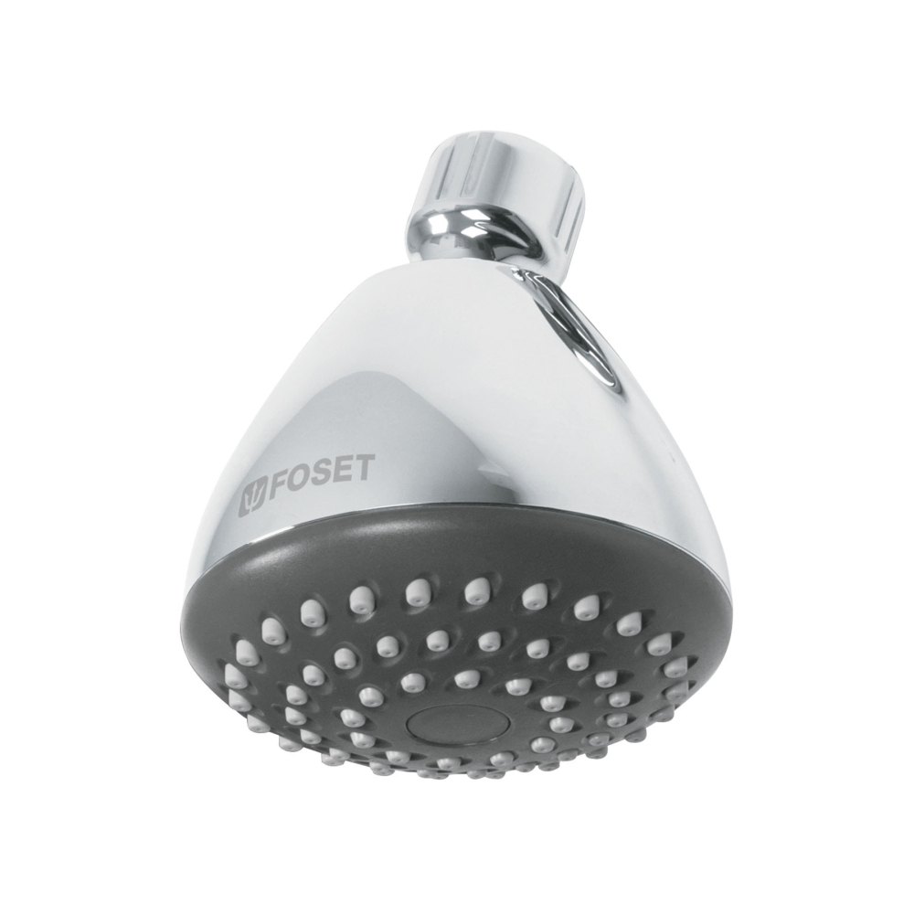 Regadera redonda 3-1/4' sin brazo, Foset Aero R-201S