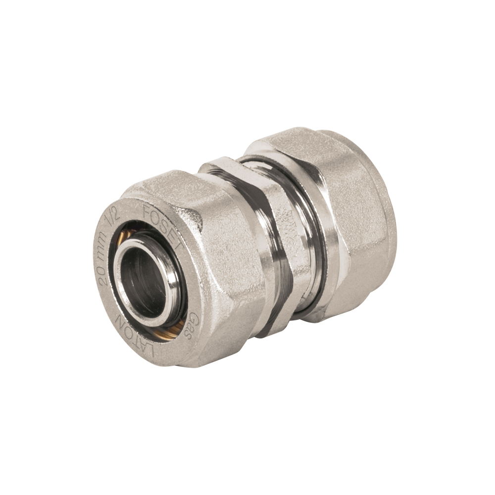 Cople de compresión para PEALPE, 1/2', Foset PPG-12CM
