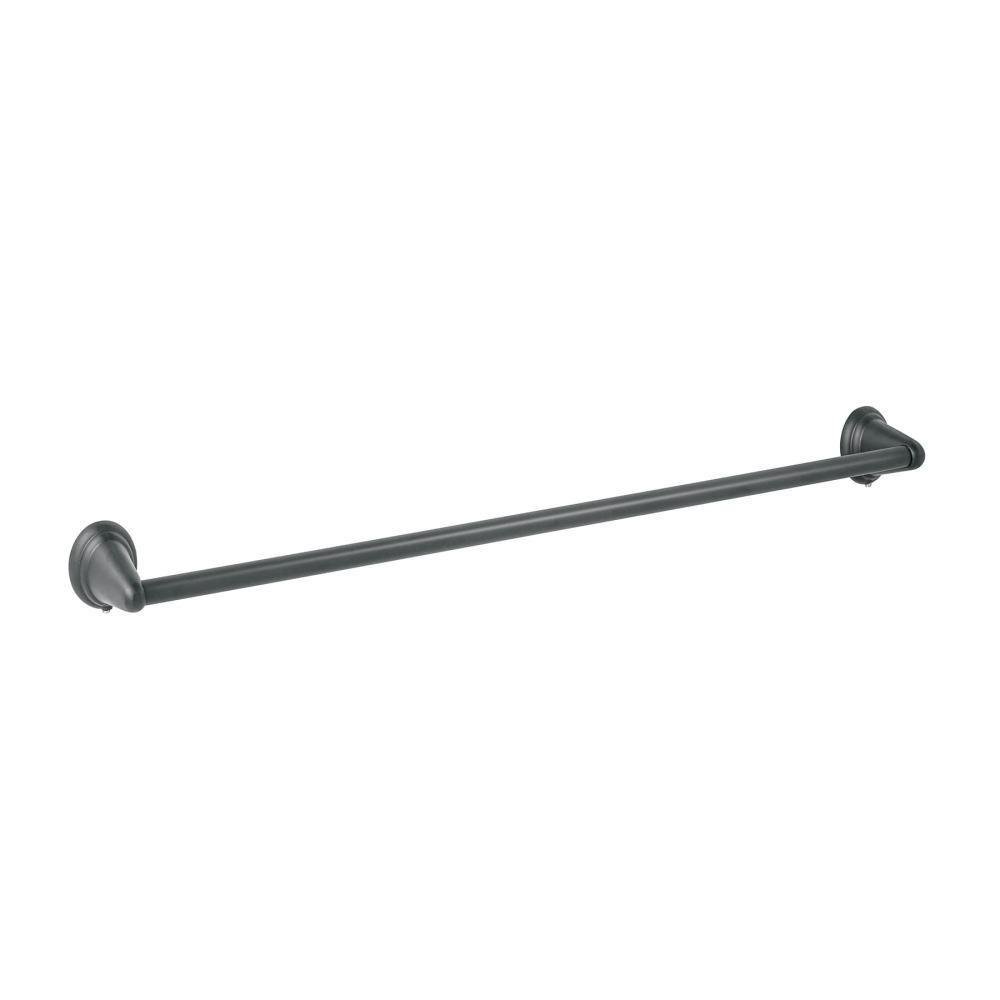 Toallero de barra metálico acabado negro, Foset Aqua AQA-86M