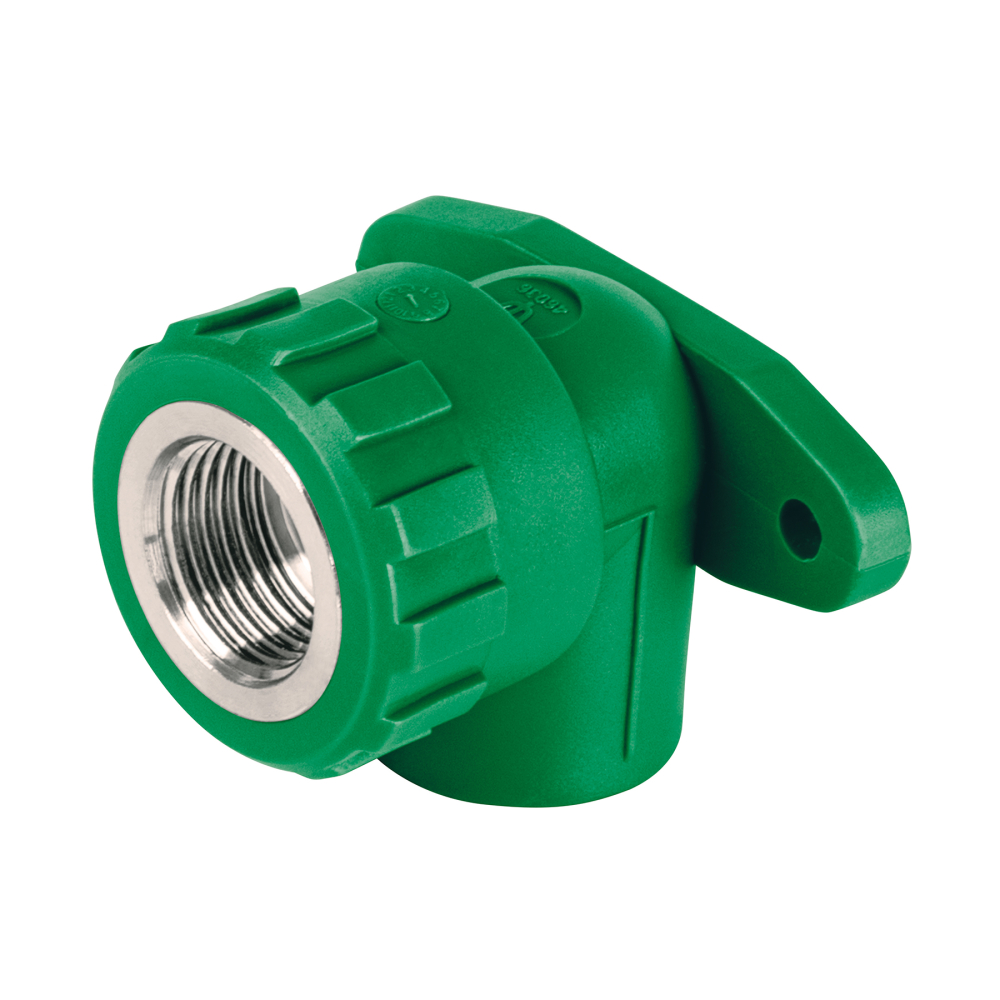 Codo oreja 90° PPR, 1/2', hembra con inserto metálico, Foset CV-581