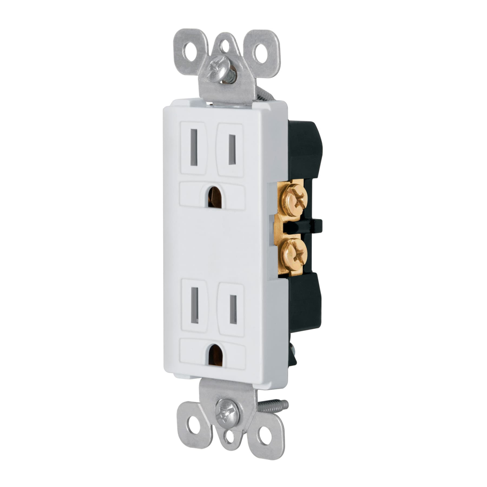 Contacto dúplex, 2 polos + tierra, línea Classic, Volteck CODO-CL