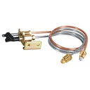 Termopar con piloto, tubo de aluminio, 60 cm, Foset TEPAR-60A