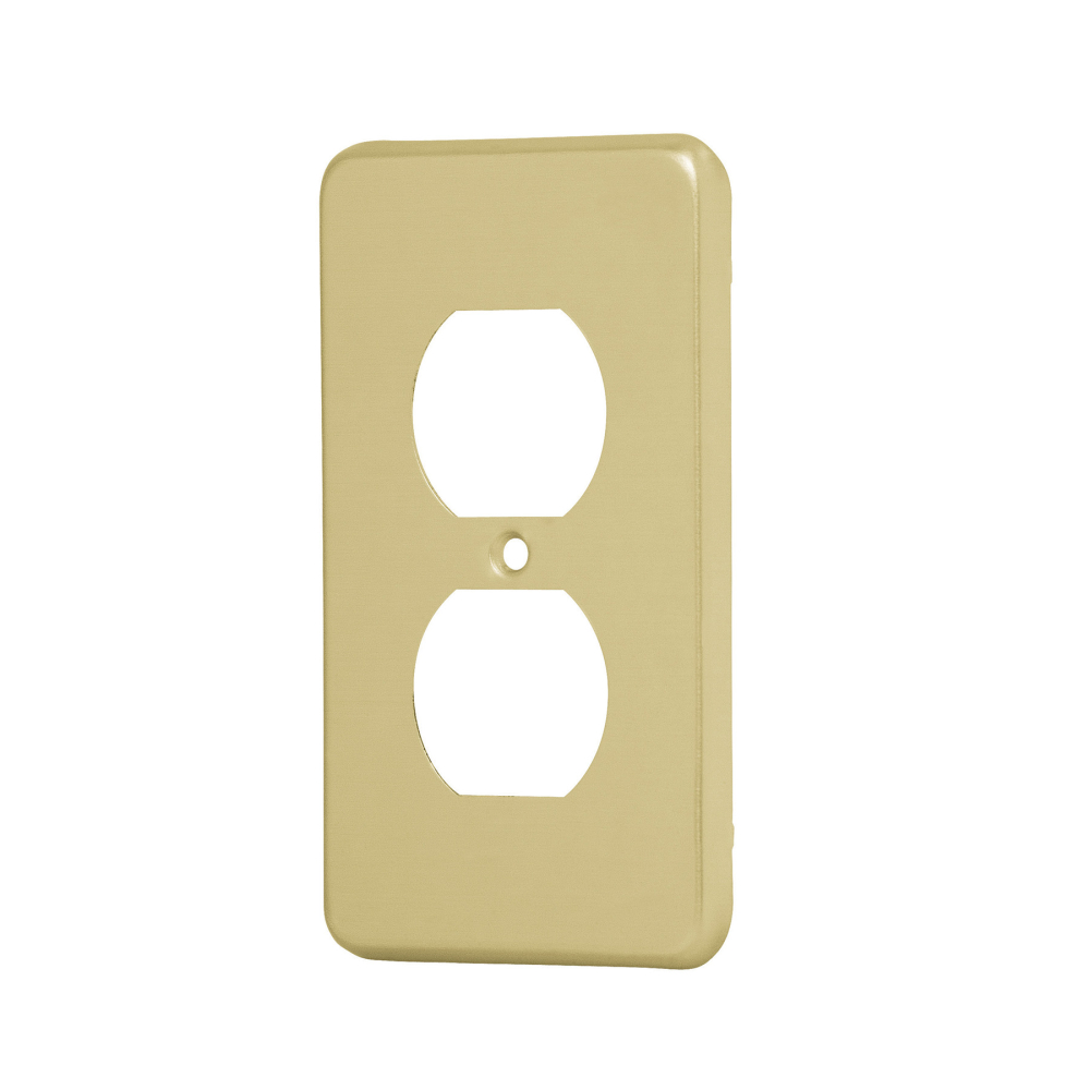 Placa dúplex de aluminio, línea Standard, Volteck PADO-S