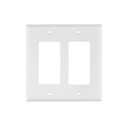 Placa 2 ventanas, de policarbonato, línea Classic, Volteck PPDO-CL