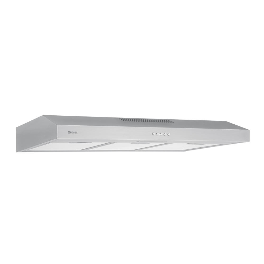 Campana extractora 80cm, empotrable, acero inoxidable, Foset CAME-80