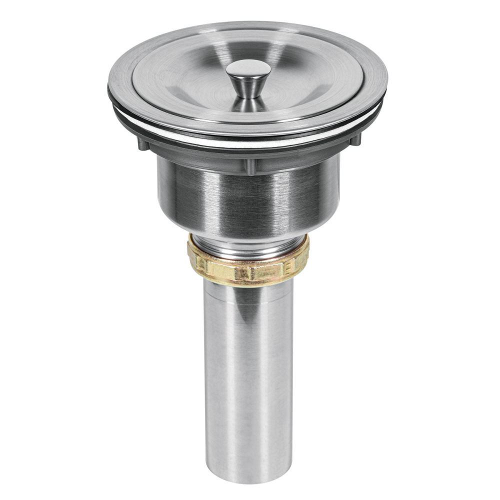 Contracanasta 3-1/2' inox, cuerpo profundo,con tapa, Riviera CO-812
