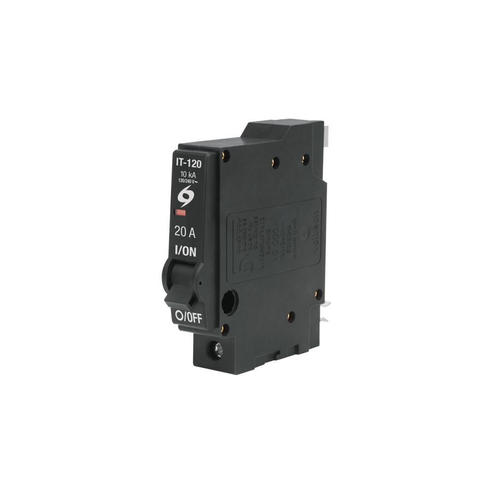 Interruptor de 1 polo 20A, enchufable, VOLTECK IT-120