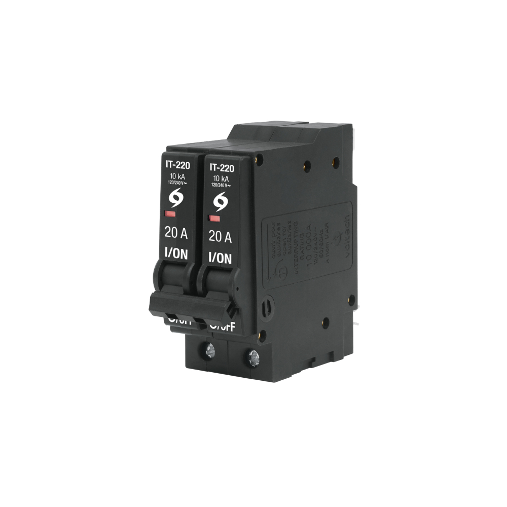 Interruptor de 2 polos 20A, enchufable, VOLTECK IT-220