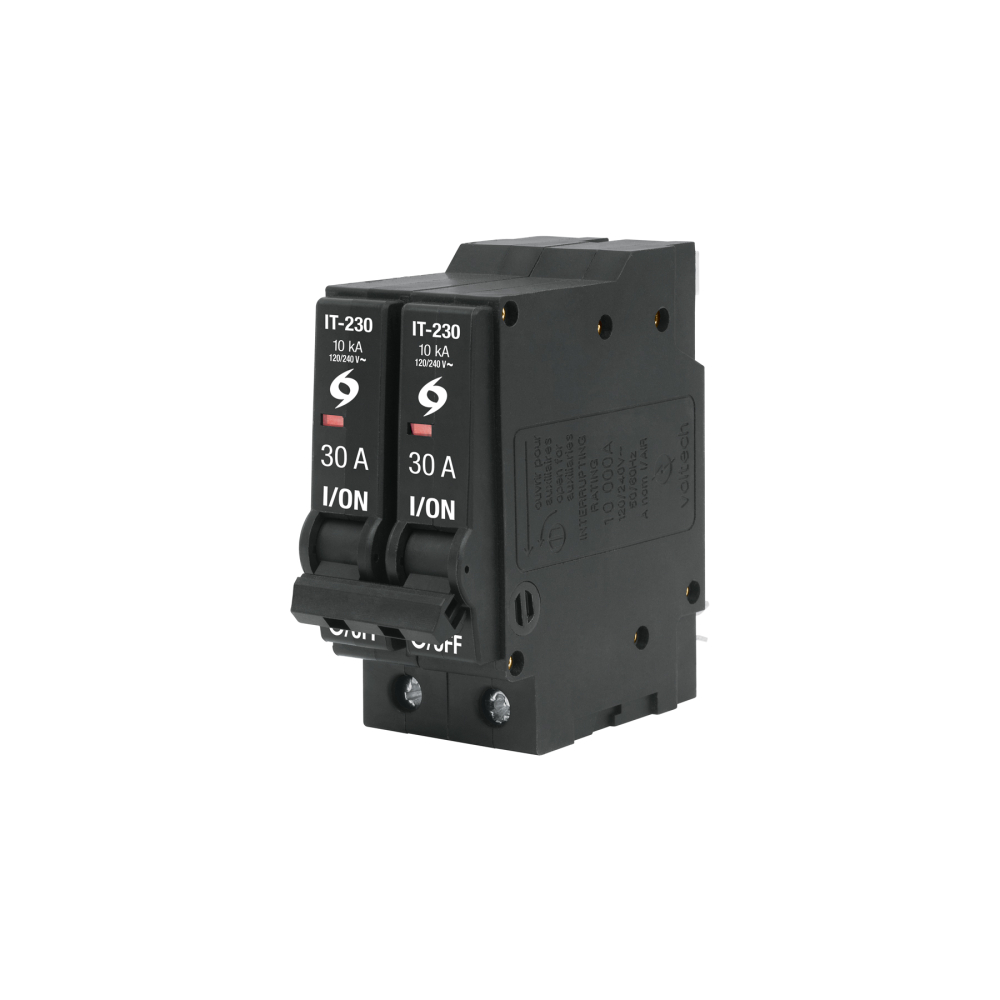 Interruptor de 2 polos 30A, enchufable, VOLTECK IT-230