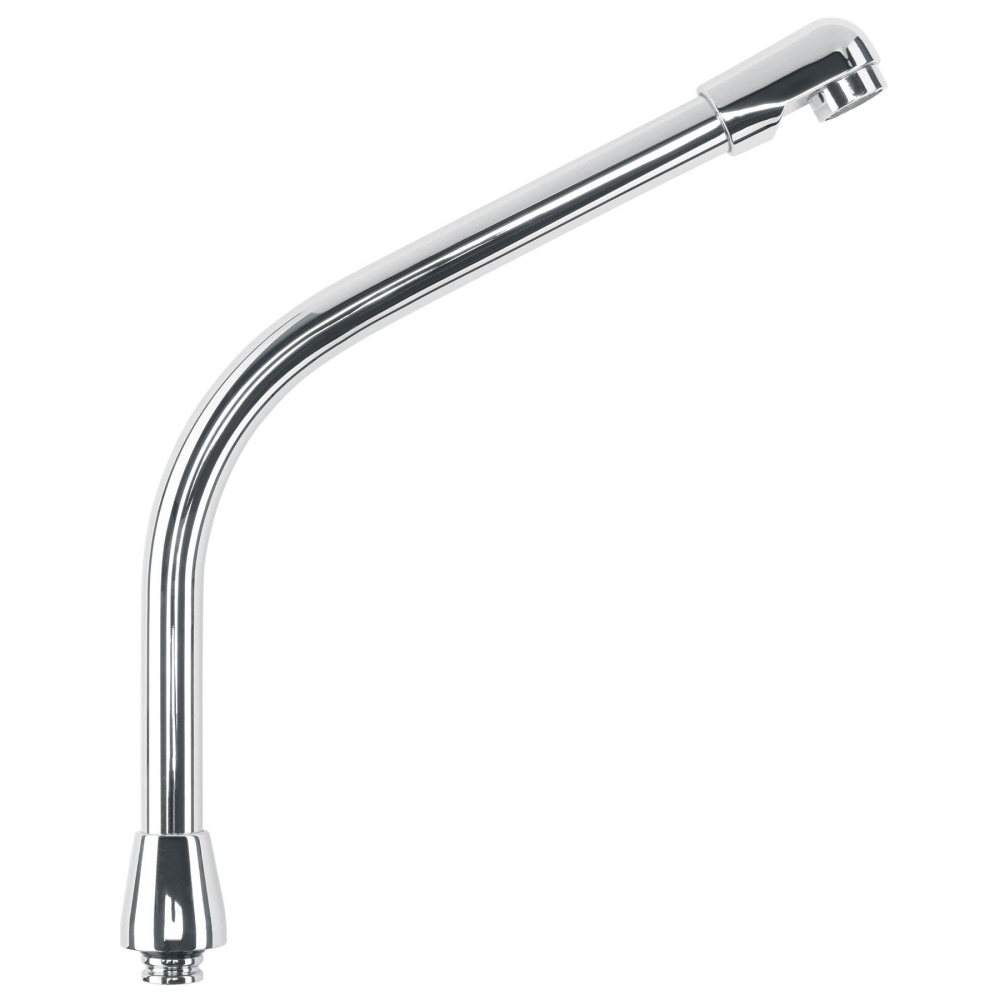 Cuello tipo cobra para mezcladora de fregadero, cromo, Aqua AQCR-90