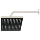 Regadera cuadrada ABS 8' acabado satín con brazo, Foset R-405N