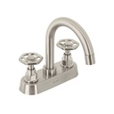 Mezcladora p/lavabo, bar, manerales redondos, satín, Tubig TBM-61N