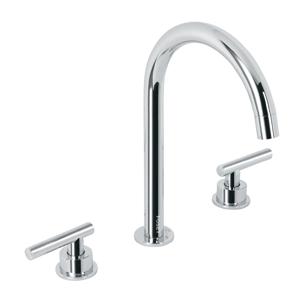Mezcladora p/lavabo,taladros separados,palanca,cromo,Tubig TBM-92