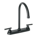 Mezcladora para fregadero,manerales palanca,negro mate,Tubig TBF-82M