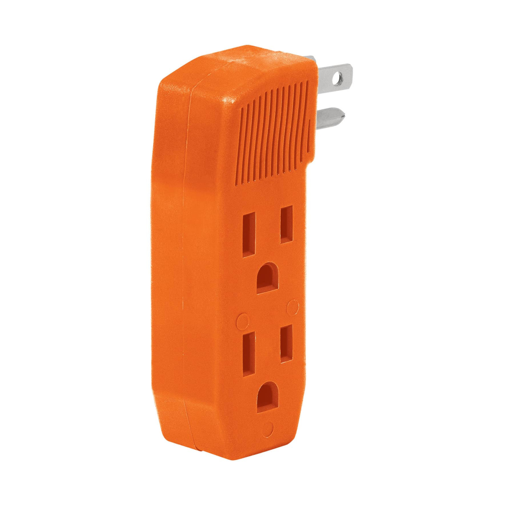 Multicontacto triple aterrizado, tipo 'F' reforzado, Volteck MUL-350
