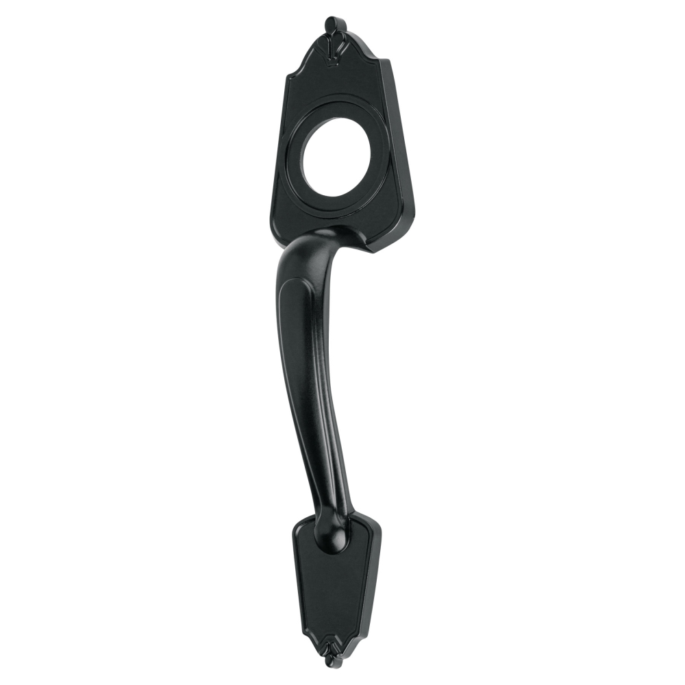 Chapetón metálico para puerta, acabado negro MADE-6