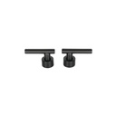 Juego de 2 manerales para mezcladora, palanca, negro, Tubig TBMM-62M