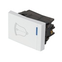 Interruptor para timbre, 1.5 módulos, línea Española, blanco APTI15-EB