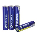 Blíster con 4 pilas recargables AAA uso general, 600 mAh RE-AAA2