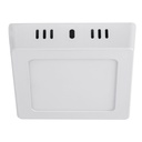 Luminario LED tipo plafón 6 W, cuadrado, luz de día, blanco PLA-210L