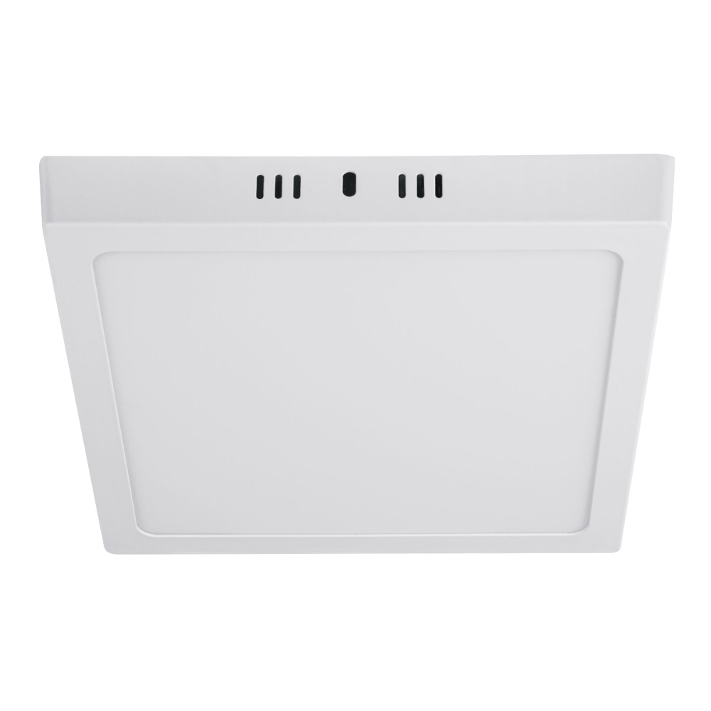 Luminario LED tipo plafón 18 W, cuadrado, luz de día, blanco PLA-212L