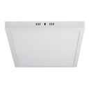 Luminario LED tipo plafón 24 W, cuadrado, luz de día, blanco PLA-213L