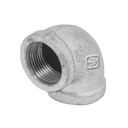 Codo 90° acero galvanizado de 3/4', Foset CG-502
