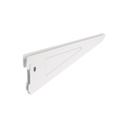 Ménsula plana blanca para cremallera doble, 22cm, FIERO SOMO-8MD