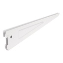 Ménsula plana blanca para cremallera doble, 32cm, FIERO SOMO-12MD