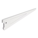 Ménsula plana blanca para cremallera doble, 37cm, FIERO SOMO-14MD
