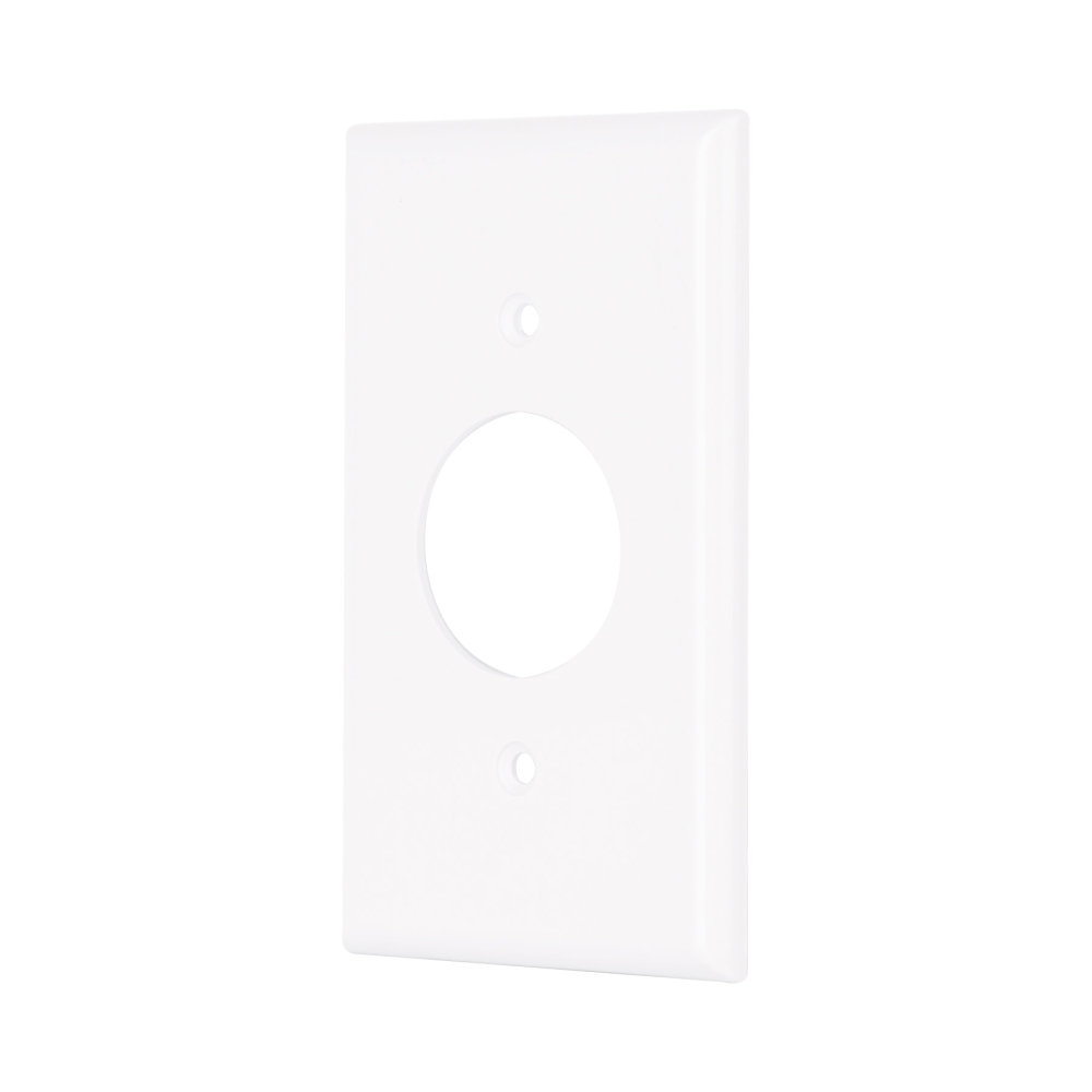 Placa de ABS para contacto redondo, Standard, blanco PPSE-SB