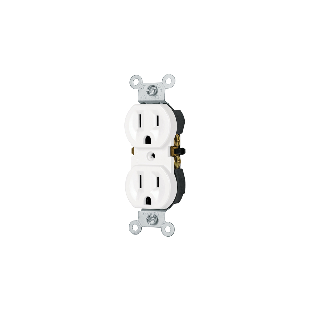 Contacto dúplex, 2 polos 3 hilos, Standard, granel, blanco CODO-SGB