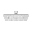 Regadera cuadrada 6', acero inox, sin brazo, cromo, Túbig R-414S