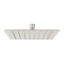 Regadera cuadrada 8', acero inox, sin brazo, satín, Túbig R-415SN