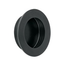 Jaladera de embutir circular No. 4 acabado negro JALED-64