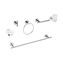 Juego de 6 accesorios para baño acabado cromo, Foset Tubig TBA-7000