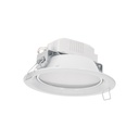 Luminario LED empotrado redondo de 6 W, luz cálida, Volteck EMP-101LC