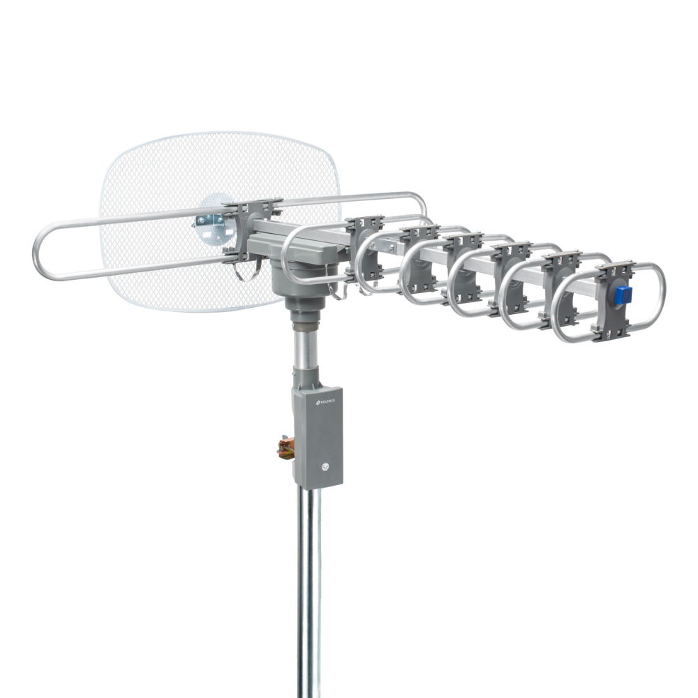 Antena aérea para TV HD, giratoria 360° con control y cable ANGI-360B