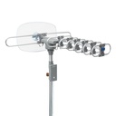 Antena aérea para TV HD, giratoria 360° con control y cable ANGI-360B
