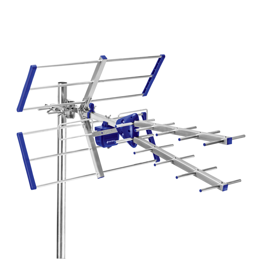 Antena aérea para TV HD, 17 elementos, Volteck ANAE-21