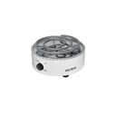 Parrilla eléctrica red. 1 quemador espiral, blanca, VOLTECK PAEL-1R